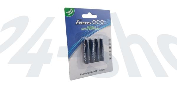 Mini-z Akku Gens ace AAA 800mAh HV (4)