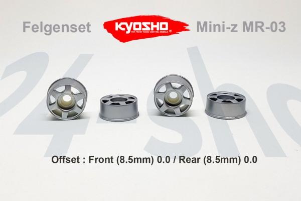 Felgenset Mini-z MR-03 / Kyosho / silber | x24FS07