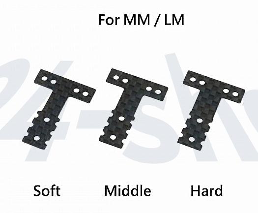 Suspension Plate Race -Carbon Mini-z MR-03 MM/LM