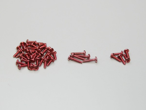 Schraubensatz rot für Mini-z Monster mmf01r