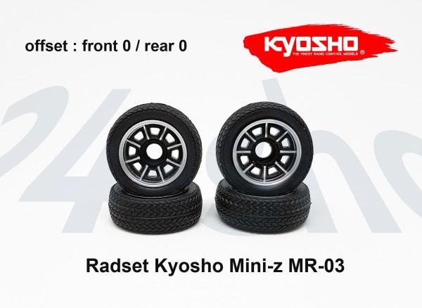 Radset Mini-z MR-03 Felge Reifen kyosho