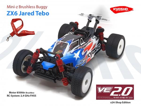 Mini-z Buggy LAZER ZX6 Jared Tebo MB010-VE 2.0 FHSS