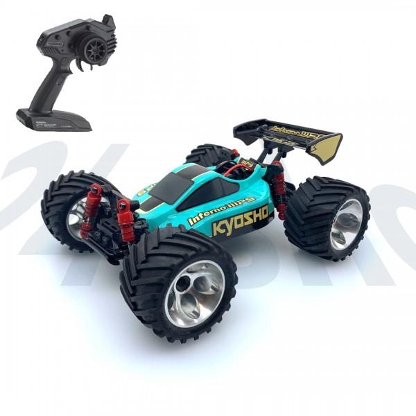 Kyosho | BIGFOOT new Edition - Mini-Z Buggy MB010 Readyset 4WD INFERNO MP9 TKI3 green/black | 32091-03EGBK-BF