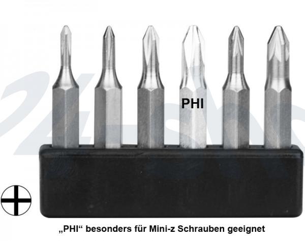 Mini Bit Sortiment Kreuz 6