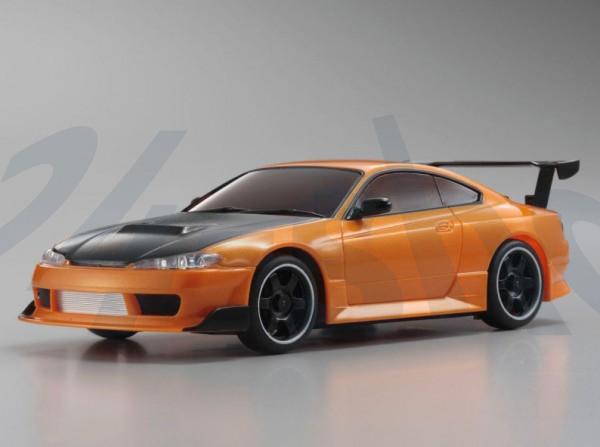 Kyosho | Mini-z Karosserie | Nissan Silvia S15 orange metallic | K.MZP413MO
