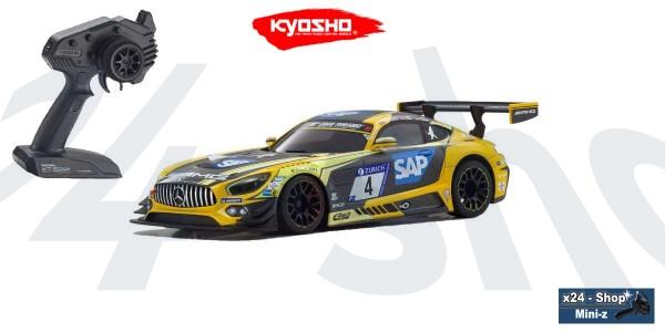 Mini-z RWD Mercedes AMG GT3 No.4 24h Nürburgring 2018 (W-MM/KT531P) | 32338YBK