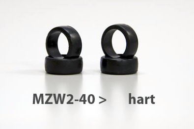 Reifen Mini-z Slick, 8.5mm (4) mzw02-40