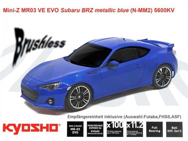 kyosho | Mini-Z MR03 EVO Subaru BRZ metallic blue | K.32791