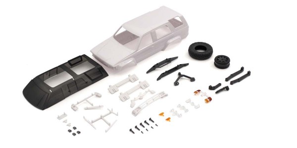 Karossserie Toyota 4Runner Mini-Z 4X4 MX01 (Ohne Lackierung)