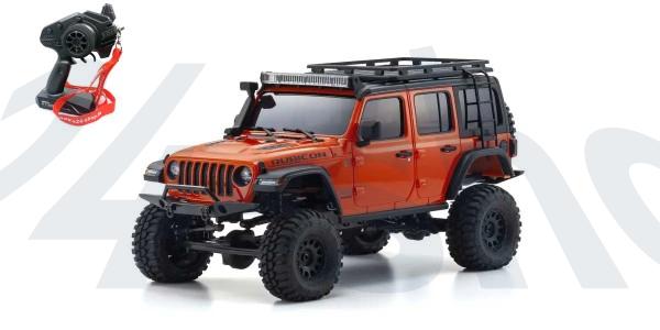 Kyosho | Mini-Z Crawler | MX-01 | Jeep Wrangler Rubicon Orange Metallic | K.32528MO
