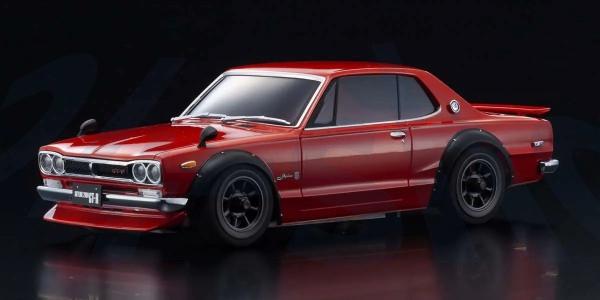 Kyosho Mini-z Karosserie | Nissan Skyline 2000GT-R (KPGC10) Red - Kyosho 60th Anniversary (N-RM) | K.MZP466R60