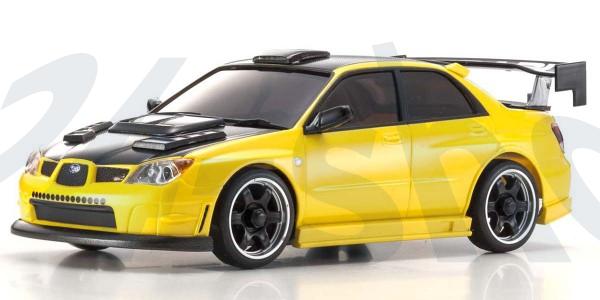 Kyosho Mini-z Karosserie | SUBARU IMPREZA WRX with Aero Kit and CFRP hood Metallic Yellow | K.MZP456MY