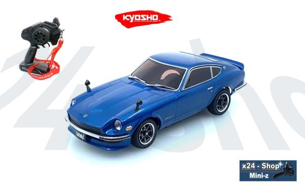 Kyosho | Mini-z RWD Nissan Fairlady Z 240Z-L Metallic Blue (N-RM/KT531P) | 32711BL