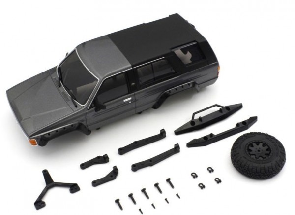 Karossserie Toyota 4Runner Grey Metallic Mini-Z 4X4 MX01
