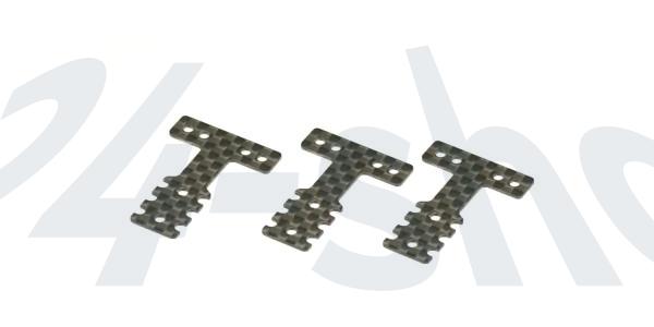 Kyosho / Suspension Plate Carbon Mini-Z MR-03 MM/LM (3) - Soft / MZW403S