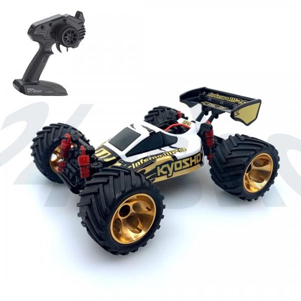 Kyosho | BIGFOOT new Edition - Mini-Z Buggy MB010 Readyset 4WD INFERNO MP9 TKI3 white/black | 32091-03WBK-BF