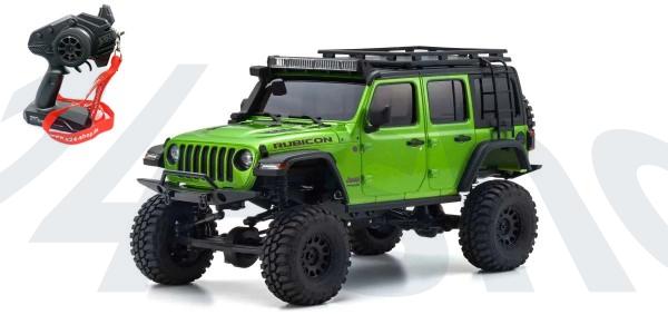 Kyosho | Mini-Z Crawler | MX-01 | Jeep Wrangler Rubicon Green Metallic | K.32528GR