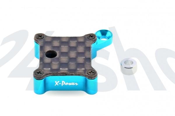 X-Power | Mini-Z Tuning | Alu Case für Robitronic Transponder - blau, gold, grau | XP-M03-C31-BL