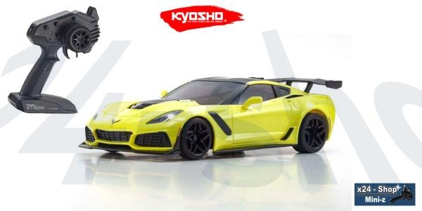 Mini-z RWD Chevrolet Corvette ZR1 Racing Yellow (W-MM/KT531P) | 32334Y