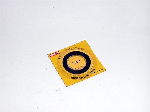 Zierstreifen black 1mm x5.0m Mini-z