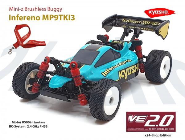 Mini-z Buggy Infereno MP9TKI3 MB010-VE 2.0 FHSS green-black / K.32293-EGBK