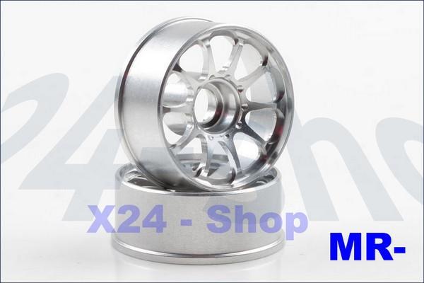 Kyosho Mini-z MR-03 Alu-Felge 6 Speichen, front silber (2) R246-1502