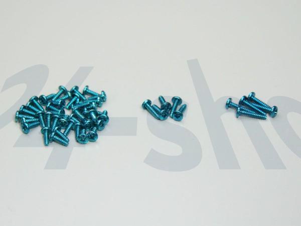 Schraubensatz blau für Mini-z Monster mmf01bl