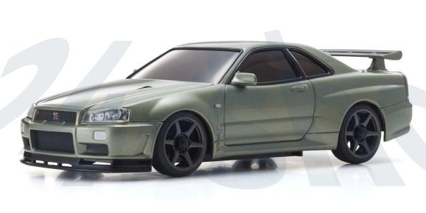 Kyosho Mini-z Karosserie | NISSAN SKYLINE GT-R R34 V.specⅡ Nur Millennium Jade | K.MZP454MJ