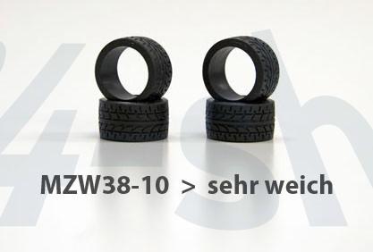 Reifen Mini-z Radial, 11mm (4) mzw38-10