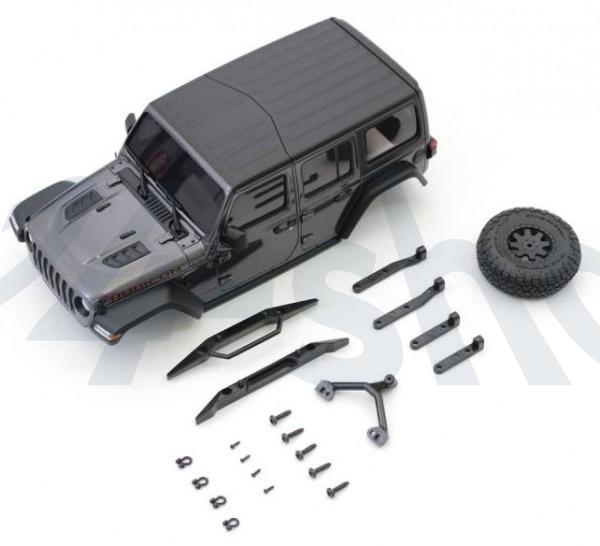 MINI-Z Crawler | K.MXB01GM | Kyosho | Karossserie Jeep Wrangler Rubicon Mini-Z 4X4 MX01 Grey Mini-Z 4X4 MX01