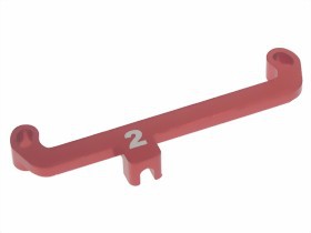 Front Steering Linkage 2 Degree-red tc10922