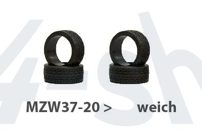 Reifen Mini-z Radial, 8,5mm (4) MZW37-20