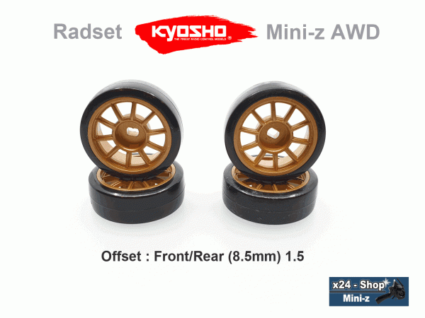 Radset Mini-z AWD 1.5 gold Drift