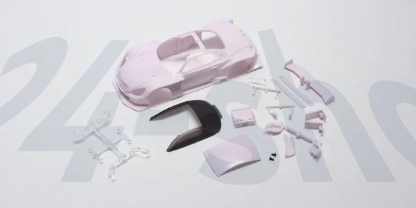 Kyosho | White Body Lexus SC430 GT500 2012 Mini-Z RWD (unlackiert) | K.MZN156
