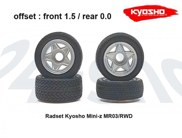 Radset (4) Mini-z MR-03 1.5 / 0 radial