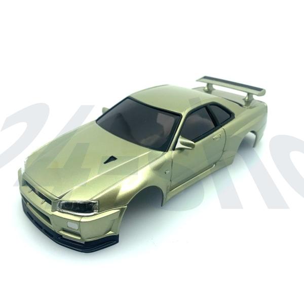 Kyosho Mini-z | Ersatz Karosserie | Autoscale | Nissan Skyline GTR V.Spec II NUR JADE (R34) | MZP454MJx24